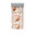 Vermillon pâle, rose, crème / floral