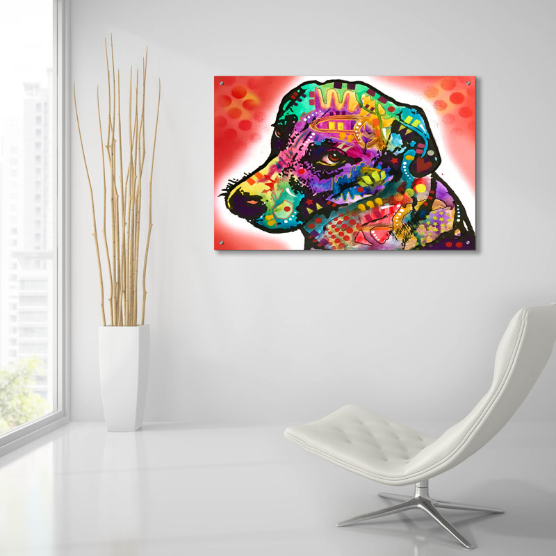 Latitude Run® «Dont parler» par Dean Russo Studios, art mural en verre acrylique, ACR-40121, H 24 po x l 36 po x P 0,2 po