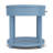 Kishia Blue Round End Table-756518098