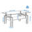 Rectangle Glass Coffee Table-932996939-932996943
