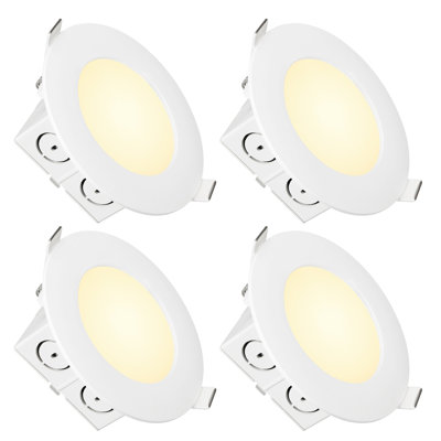 4" 9W Dimmable LED Retrofit IC Recessed Canless Light with J-Box