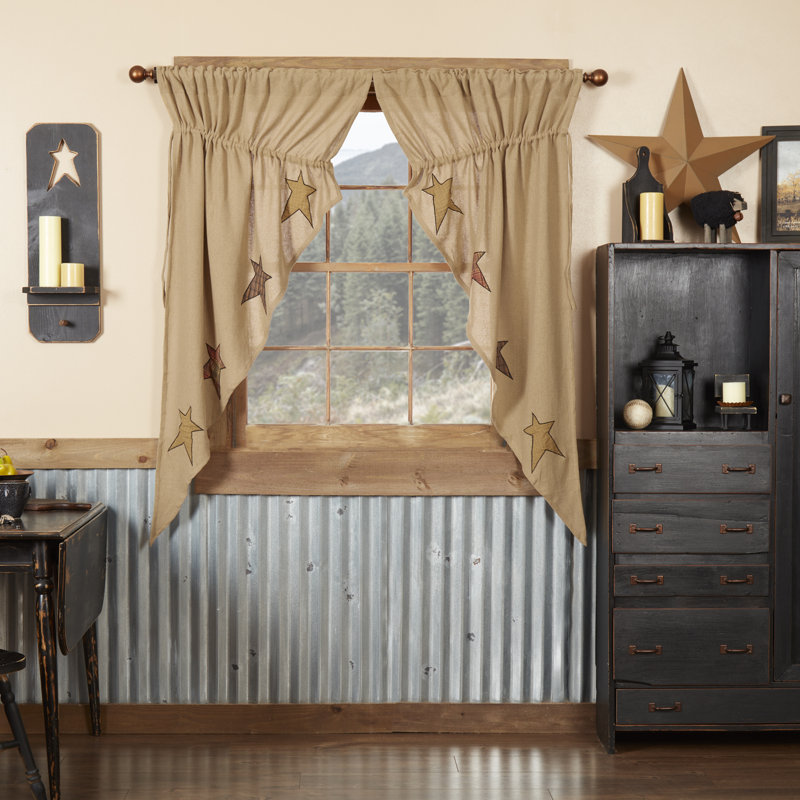 Seppe 100% Cotton Semi Sheer Curtain Pair