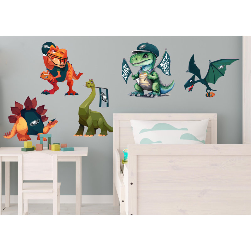 Ensemble d'adhésif décoratif dinosaures Philadelphia Eagles