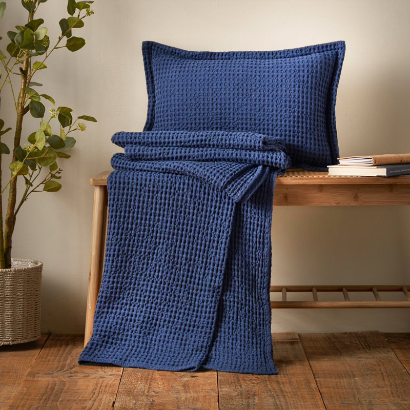 Jaipur Rectangular Cushion, Navy