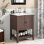 Meuble-lavabo 24 po avec lavabo en céramique-519092128