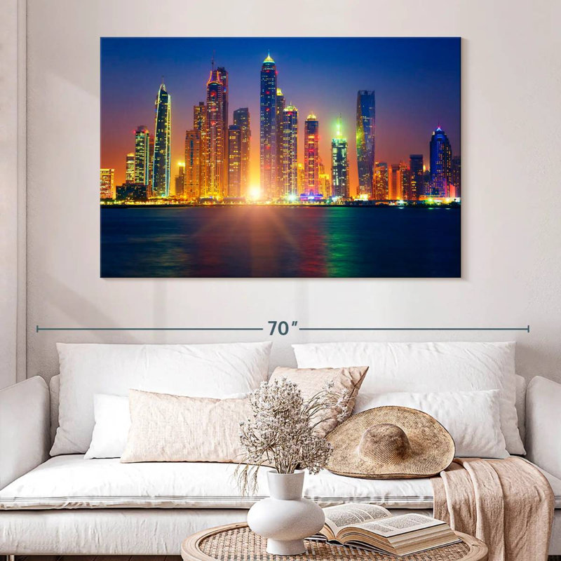Sunrise At Dubai, 34" H x 51" W