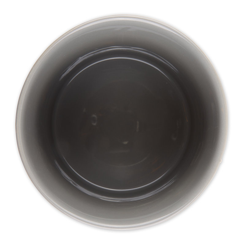 Ceramic / Porcelain Round Utensil Crock, Gray