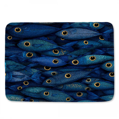 Tapis de bain poisson