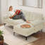 Canapé modulaire rembourré en chenille 82,7 po Seery