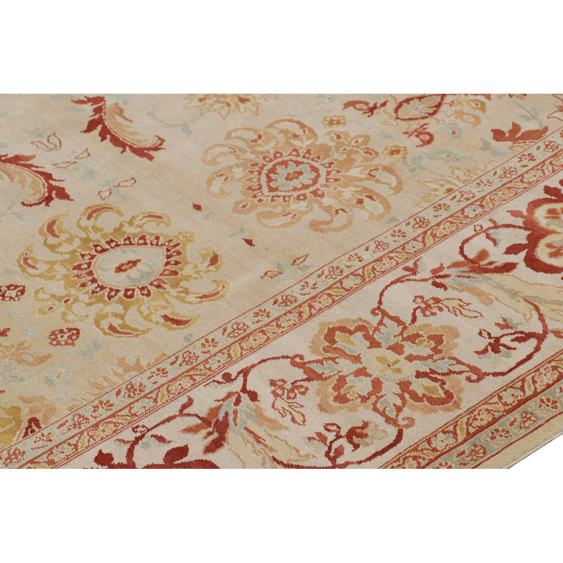 Rug & Kilim’S Persian Tabriz Style Rug With Floral Patterns
