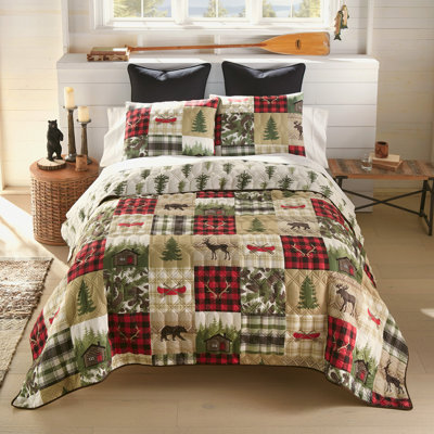 Your Lifestyle by Donna Sharp Cedar Lodge 2PC Rustic Quilt Set