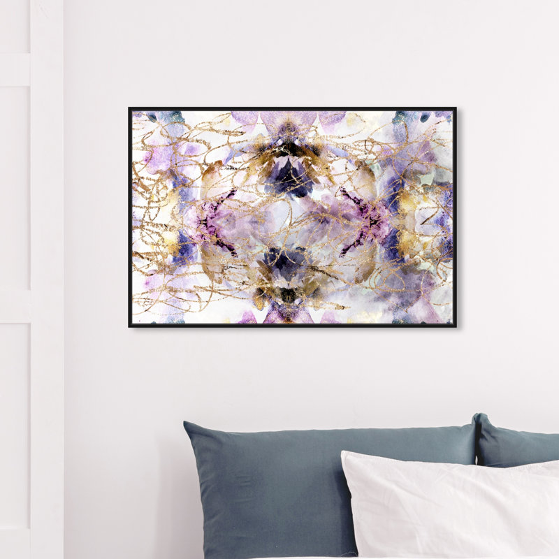 Sa propre voie - Impression sur toile, Toile avec cadre noir, H 24 po x l 36 po