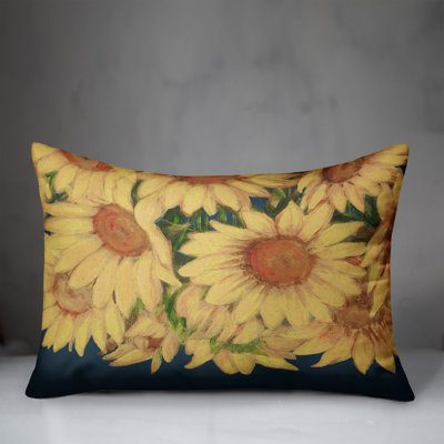  Sunflower Bunch Rectangular Pillow Cover & Insert