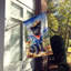 Drapeau Cowboy Welcome House-112699302