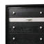 Commode Ludo à 6 tiroirs, 87 cm de large, en bois massif