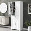 Armoire de rangement de salle de bain blanche avec fabrication fiable-1730393745
