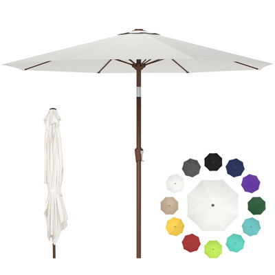  Market Umbrella With Crank Lift