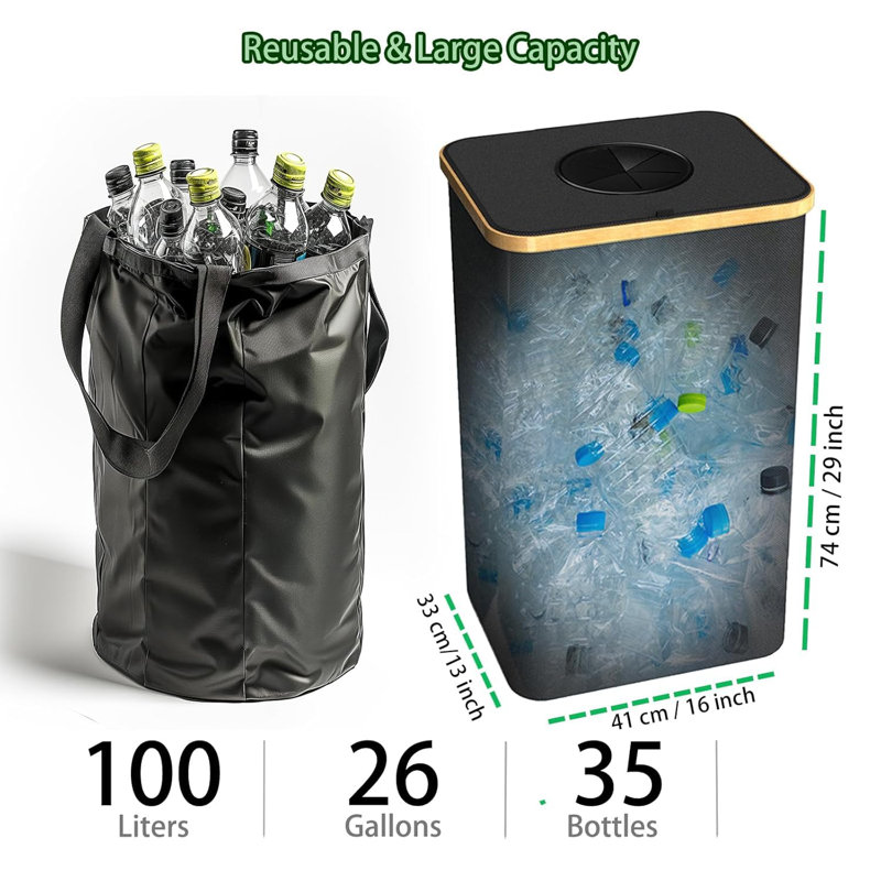 Poubelle de recyclage pour la cuisine intérieure