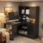 Bureau en coin en L 51,56 po avec tablettes de rangement et station de charge, noir-1796516434-1796516782