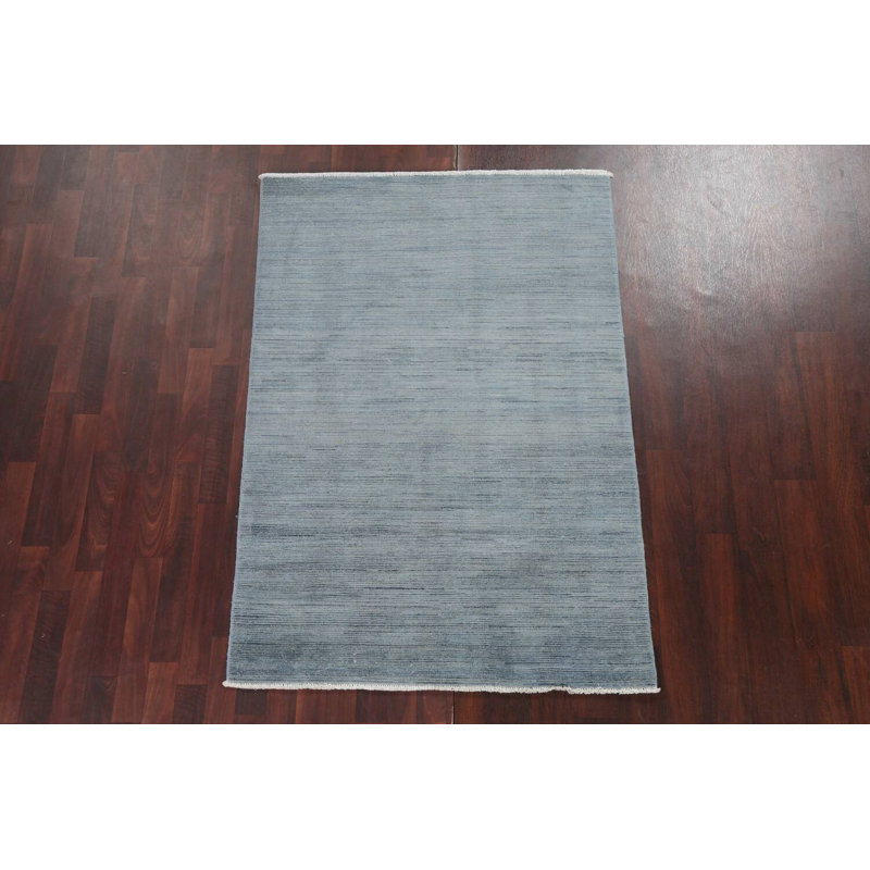 Tapis oriental unique en laine noué à la main 3 pi 11 po x 5 pi 10 po Gabbeh Kashkoli