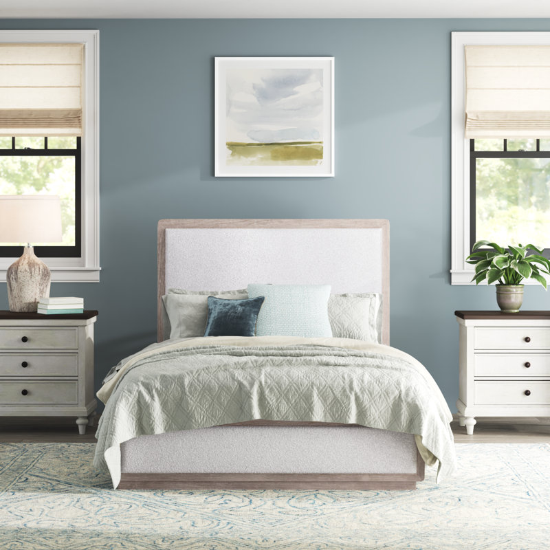 Mayhew Upholstered Standard Bed, Queen