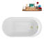 Baignoire autoportante 59 "avec drain interne Streamline-102282161