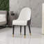Ensemble de 2 chaises de salle à manger modernes - Revêtement en similicuir avec pieds en métal-681885958