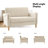 Terren 50.5" W Linen Upholstered Loveseat-266205692