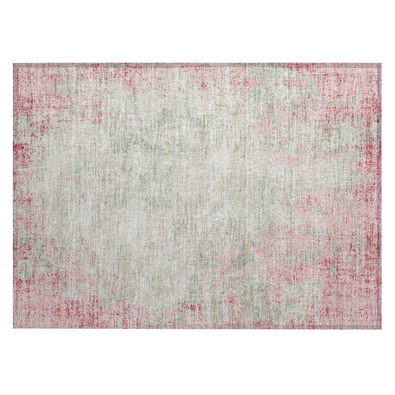 Aleighna Area Rug with Non-Slip Backing, Rectangle 1'8" x 2'6"