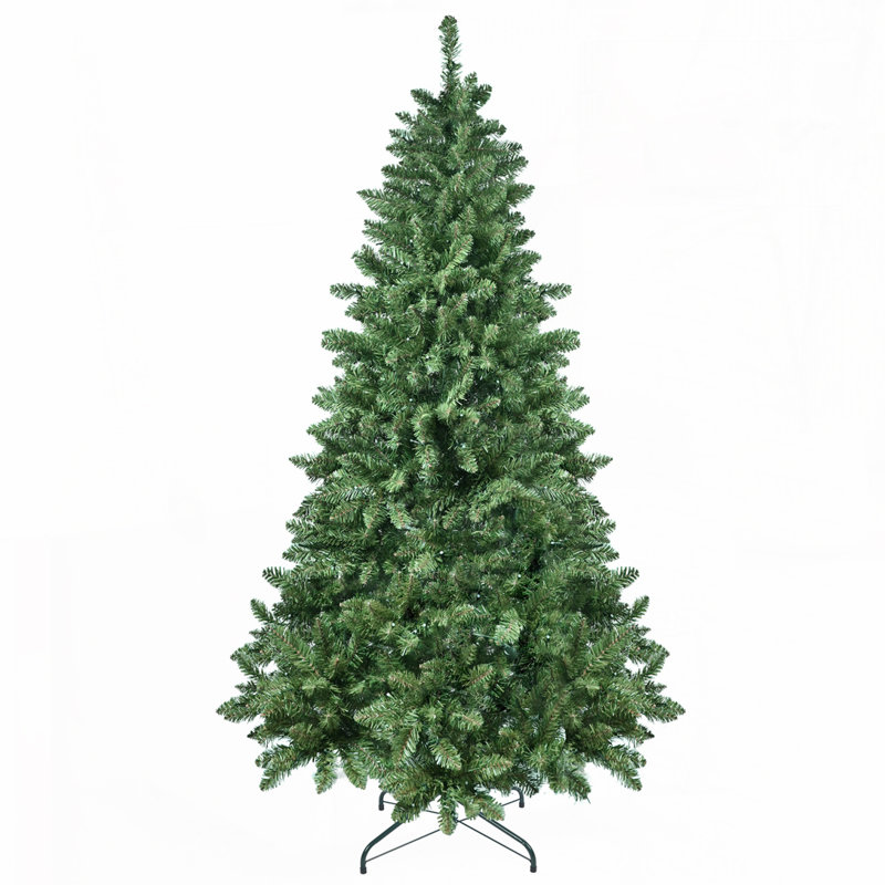 Arbre de Noël vert 7 pi avec 400 lumières DEL RVB contrôlées par le WiFi, 7'