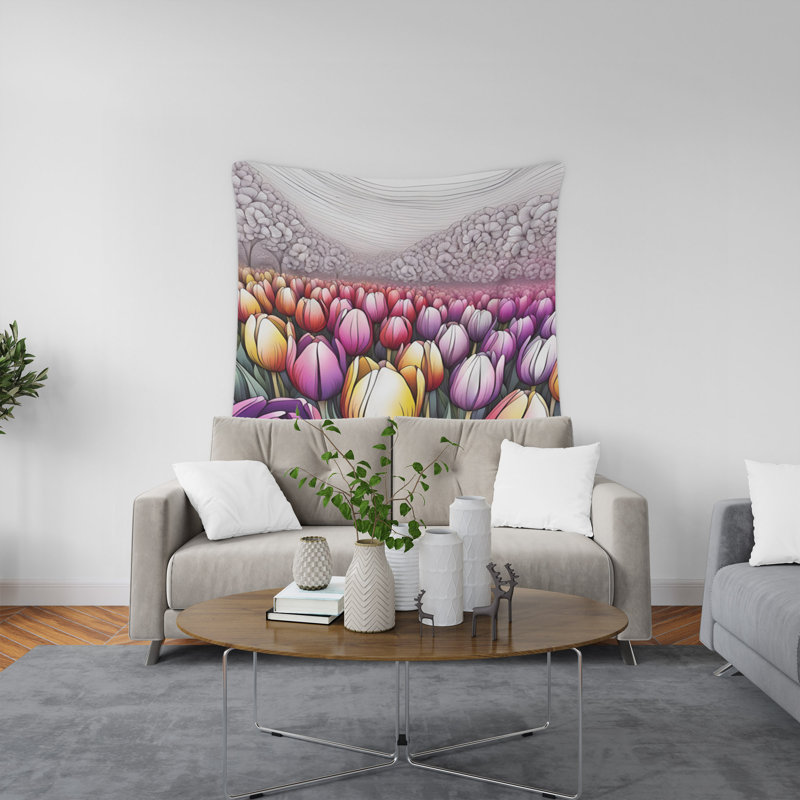 Wall Tapestry, H 60 po x l 51 po x P 0,5 po