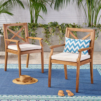 Outdoor Dining Chairs Set of 2