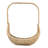 Woven Seagrass Flower Basket With Detachable Handle