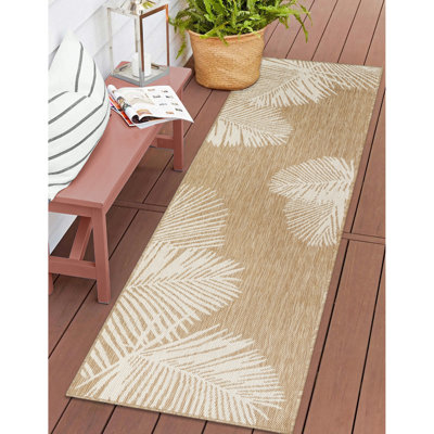 Tapis floral intérieur / extérieur Ashwin