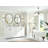 Juriana Metal Shatterproof Modern Flat Oval Vanity Decorative Wall Mirror-1072711937-1072711938