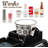 Couch Cup Holder Tray,Couch Arm Table With Side Storage Pocket,Couch Arm Tray With Anti-Slip Design, Natural Bamboo Sofa Tables For Drinks, Snacks, Cup, Remote And Phone—Black-421909636
