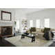 Fletcher Oriental Light Blue/Beige/Light Brown Area Rug