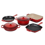 Le Creuset Signature Enameled Cast Iron 7 Piece Cookware Set