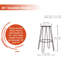 Tabouret de comptoir Heimo