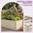 Galvanized Raised Garden Bed With Gloves-2022981677-2022981672