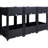 Black Polypropylene Elevated Garden Beds: 47.2"X15.7"X27.7", With Drainage Hole For Veggies, Flowers, Herbs, Easy To Install Planter 47.2"X15.7"X27.7" Polypropylene, Included, Ideal Vegetable,-16477285