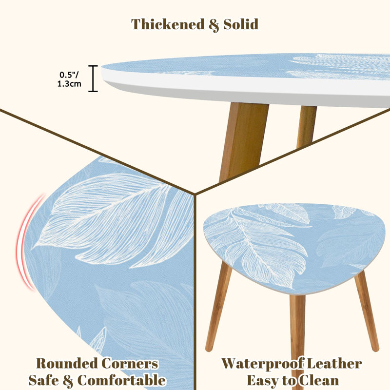Ensemble de 2 tables gigognes Triangle Nesting