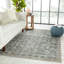 Tapis vert / brun clair lavable à la machine Razi-62289955