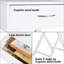 Table d'appoint design avec tiroir en forme de X pour le salon et la chambre à coucher