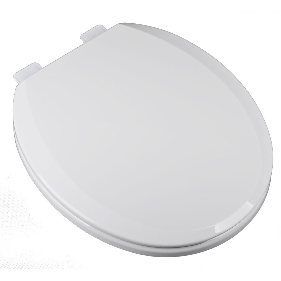 Round Toilet Seat and Lid Bath Décor 