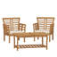 2 chaises club + table