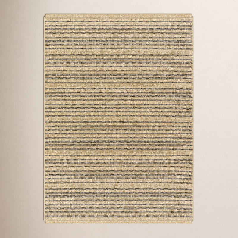 Tapis tissé à la machine Abbie, Rectangle 5 pi 1 po x 6 pi 10 po
