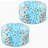 2 Pack Outdoor Inflatable Ottoman 21"x21"x9"