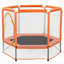 Trampoline pour tout-petits avec filet de sécurité et balles, parfait pour le plaisir et l'exercice à l'intérieur et à l'extérieur-132494616
