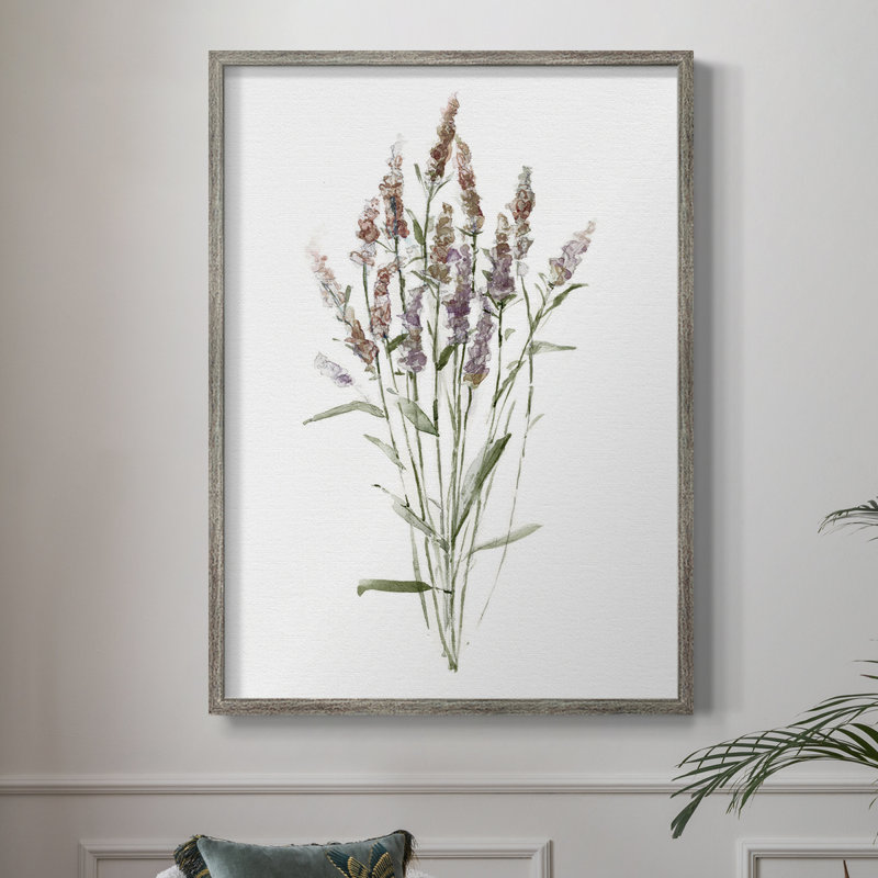 Reproduction encadrée «Dicat Botanical III» - bois massif 47369, H 11 po x l 9 po